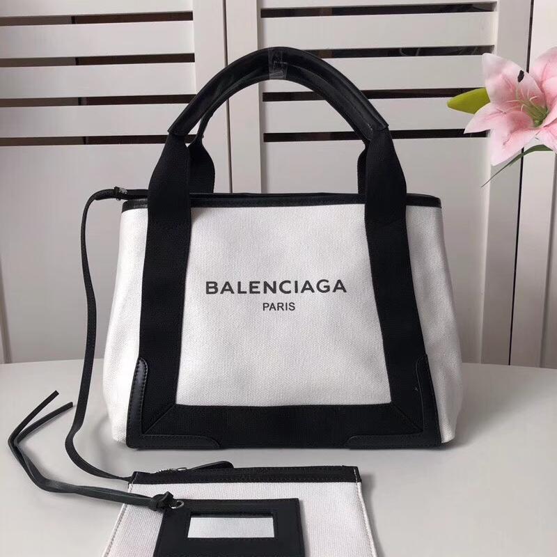 Balenciaga Bags 339934 small canvas with white and black edges